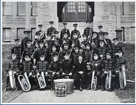 BRASS BAND FRONT OF PACI